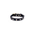 Lambert Classic Studded Leather Dog Collar Onyx