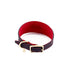 Lambert Fish Tail Combo Leather Dog Collar
