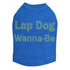 Lap Dog Wanna-Be Rhinestone Dog Tank