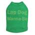 Lap Dog Wanna-Be Rhinestone Dog Tank