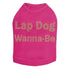 Lap Dog Wanna-Be Rhinestone Dog Tank