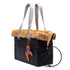 Leather Charms Dog Carrier Orange/Lilac
