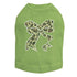 Leopard Bow Rhinestone Dog Tank