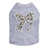 Leopard Bow Rhinestone Dog Tank