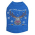 Let It Snow Reindeer Rhinestone Dog Tank