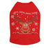 Let It Snow Reindeer Rhinestone Dog Tank