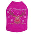 Let It Snow Reindeer Rhinestone Dog Tank