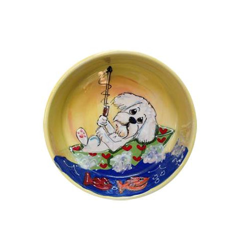 Lhasa Apso 2 Dog Bowl