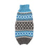Light Blue Fairisle Wool Dog Sweater