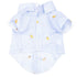 Light Blue Stripe Rubber Duck Woven Dog Shirt