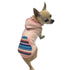 Lightweight Short Sleeve Marble Dog Hoodie Peach
