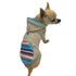 Lightweight Short Sleeve Marble Dog Hoodie Sky Blue