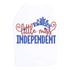 Little Miss Independent Rhinestone Dog Tank