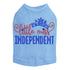 Little Miss Independent Rhinestone Dog Tank