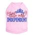 Little Miss Independent Rhinestone Dog Tank