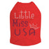 Little Miss Usa Rhinestone Dog Tank