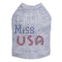 Little Miss Usa Rhinestone Dog Tank