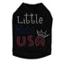 Little Miss Usa Rhinestone Dog Tank