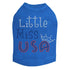 Little Miss Usa Rhinestone Dog Tank