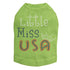 Little Miss Usa Rhinestone Dog Tank