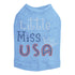 Little Miss Usa Rhinestone Dog Tank