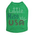 Little Miss Usa Rhinestone Dog Tank