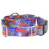 Love Graffiti Blue EarthStyle Dog Collar