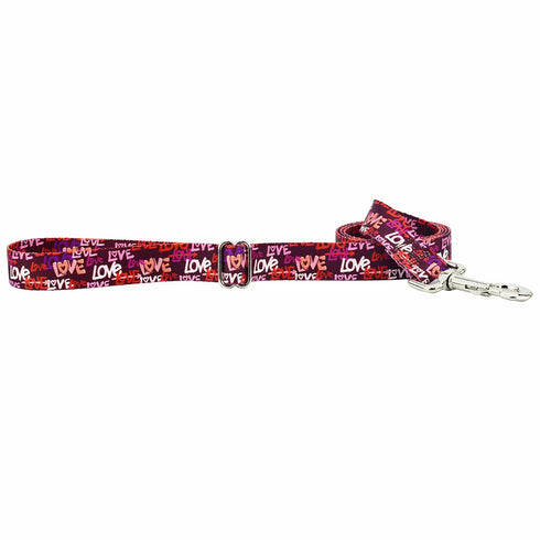 Love Graffiti Red EarthStyle Dog Leash