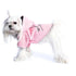 Love Hooded Dog Sweatshirt Pink