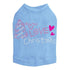 Love Pink Christmas Rhinestone Dog Tank