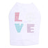 Love Rhinestone Dog Tank