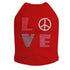 Love Rhinestone Dog Tank