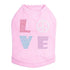 Love Rhinestone Dog Tank