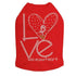 Love With All Your Heart Love Bird Rhinestone Dog Tank
