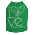 Love With All Your Heart Love Bird Rhinestone Dog Tank