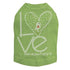 Love With All Your Heart Love Bird Rhinestone Dog Tank