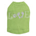 Love With Paw And Feet Rhinestone Dog Tank