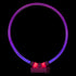 Lumitube Illuminated Safety Dog Collar Bright Purple