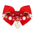 Luna Moongirl Dog Collar Red