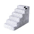 Luxury Dog Stairs Dove Grey