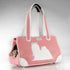 Majestic Maltese Rescue Me Tote Faux Leather Dog Carrier Pink
