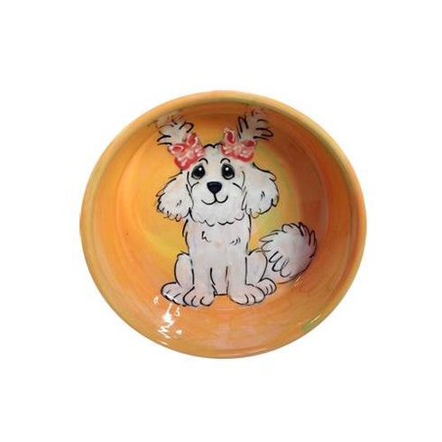 Maltese 2 Dog Bowl
