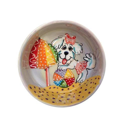 Maltese 7 Dog Bowl