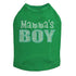Mamma's Boy Rhinestone Dog Tank