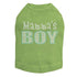 Mamma's Boy Rhinestone Dog Tank