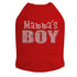 Mamma's Boy Rhinestone Dog Tank