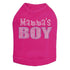 Mamma's Boy Rhinestone Dog Tank