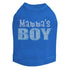 Mamma's Boy Rhinestone Dog Tank