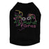 Mardi Gras Mask 5 Rhinestone Dog Tank