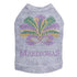 Mardi Gras Mask Rhinestone Dog Tank